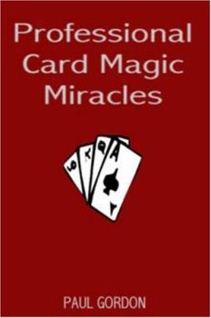Hardcover Professional Card Magic Miracles Book