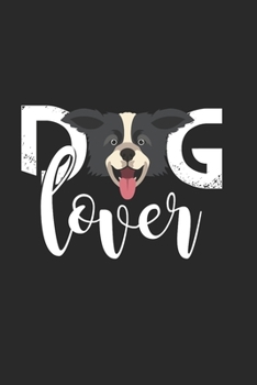 Paperback Dog Lover Notebook: Diary Journal 6x9 inches with 120 Lined Pages Book