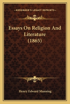 Paperback Essays On Religion And Literature (1865) Book