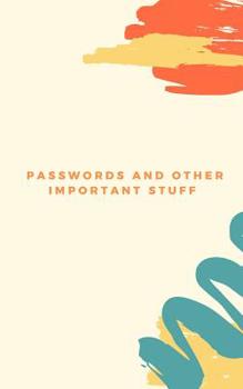 Paperback Passwords and Other Important Stuff Book