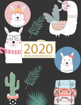 2020 Planner Weekly and Monthly: Jan 1, 2020 to Dec 31, 2020: Weekly & Monthly Planner + Calendar Views Inspirational Quotes and Cactus Cover (2020 Planner Series)