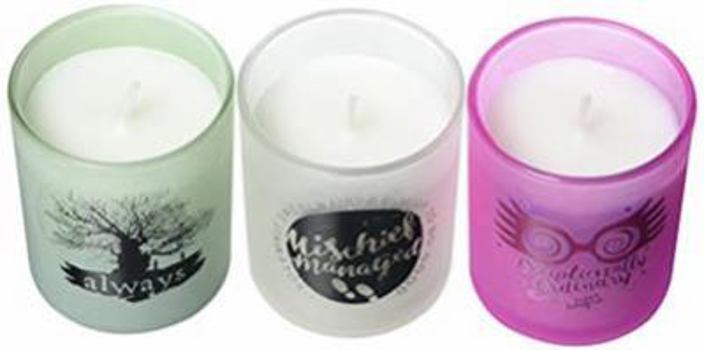 Harry Potter : Glass Votive Candle Pack (Set Of 3)