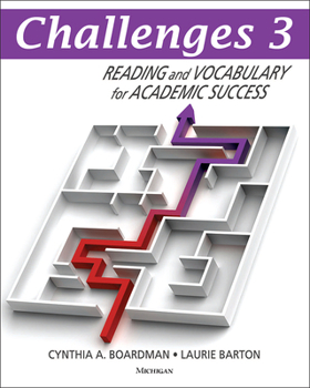 Paperback Challenges 3: Reading and Vocabulary for Academic Success Book