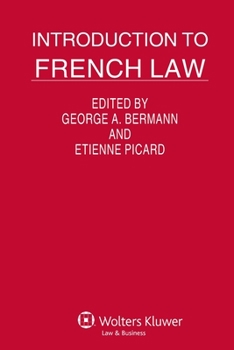 Paperback Introduction to French Law Book