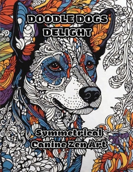 Paperback Doodle Dogs Delight: Symmetrical Canine Zen Art Book
