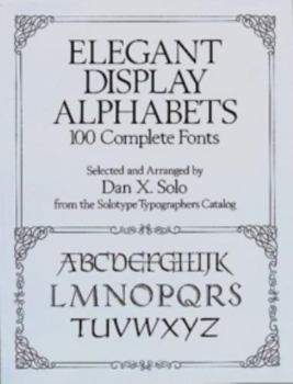 Paperback Elegant Display Alphabets Book