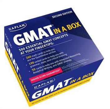 Cards Kaplan GMAT in a Box Book