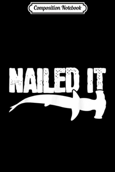 Composition Notebook: Hammerhead Shark Marine Biologist Funny Gift  Journal/Notebook Blank Lined Ruled 6x9 100 Pages