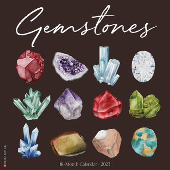 Calendar Gemstones 2023 Wall Calendar Book