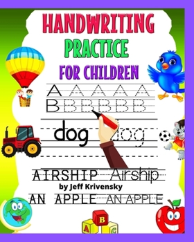 Paperback Handwriting Practice for Children Book