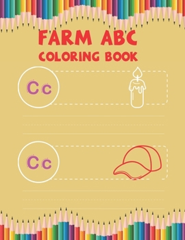 Paperback Farm Abc Coloring Book: Best Coloring Book Gift For Kids Book
