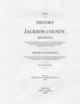 Paperback Index to DeLand's History of Jackson County, Michigan Book