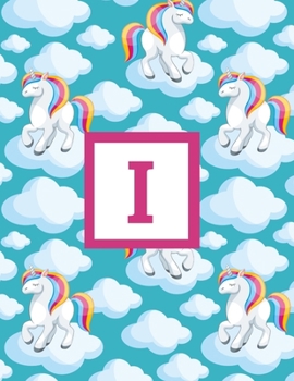 I: Letter Monogrammed Unicorn Daily Planner January 2020 - December 2020 Appointment Book Day Schedule For Women Girls - Cute Magical Animal (8.5"x11")