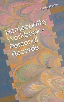 Paperback Homeopathy Workbook - Personal Records Book