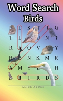 Paperback Word Search: Birds [Large Print] Book