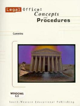 Paperback Legal Office: Concepts and Procedures Book