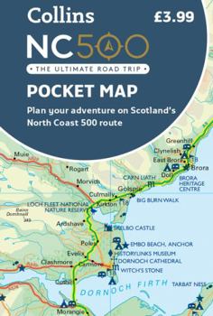 Map NC500 Pocket Map: Plan your adventure on Scotland’s North Coast 500 route Book