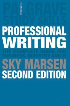 Professional Writing - Book  of the Palgrave Study Skills