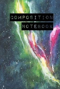 Composition Notebook: College Ruled 6" x 9" Artic Space Design Writing Notes Journal,Office,Kids,School and college student