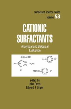 Hardcover Cationic Surfactants: Analytical and Biological Evaluation Book
