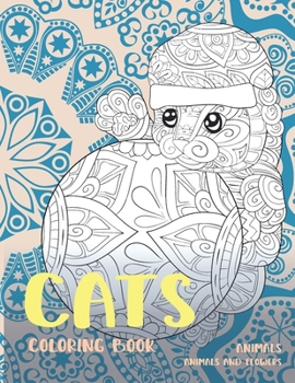 Paperback Coloring Book Animals and Flowers - Animals - Cats Book