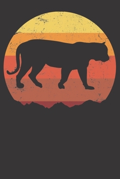 Paperback Notebook: Tiger Dot Grid 6x9 120 Pages Book