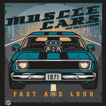 Office Product Muscle Cars 12x12 Photo Wall Calendar Book