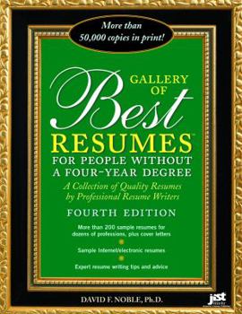 Paperback Gallery of Best Resumes for People Without a Four-Year Degree Book