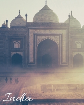 India: Vacation Log Book, Road Trip Planner, Budget Planner, Expense Tracker & Itineraries, Large Travel Planner