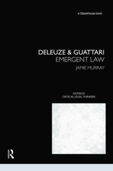 Paperback Deleuze & Guattari: Emergent Law Book