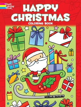 Paperback Happy Christmas Coloring Book