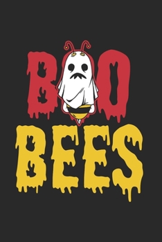 Paperback Boo Bees Halloween Notebook: Notebook / 6x9 Zoll / 120 ruled Pages Book