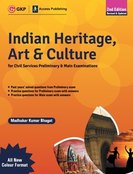 Paperback Indian Heritage, Art and Culture (Preliminary & Main) 2ed - Multicolour Book