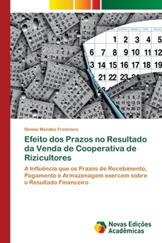 Paperback Efeito dos Prazos no Resultado da Venda de Cooperativa de Rizicultores [Portuguese] Book