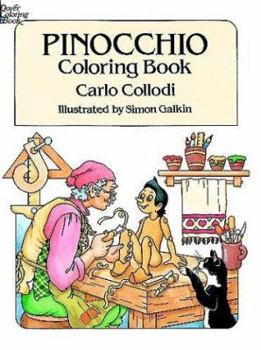 Paperback Pinocchio Coloring Book