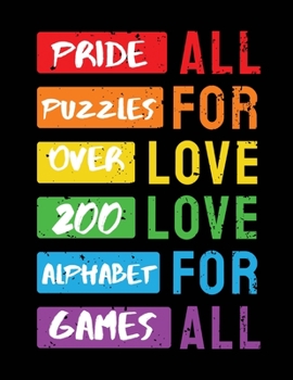 Paperback Pride Puzzles: Over 200 Alphabet Games (Ballads & Bards Pride Collection) Book