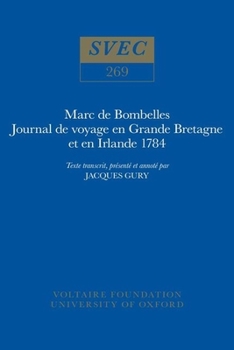 Journal De Voyage En Grande Bretagne Et En Irlande (Studies on Voltaire)