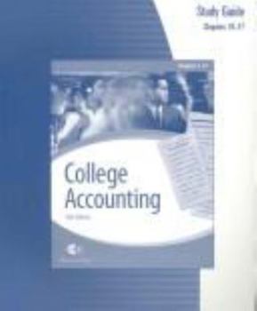 Paperback Study Guide and Working Papers, Chapters 16-27 for Heintz/Parry S College Accounting, 19th Book