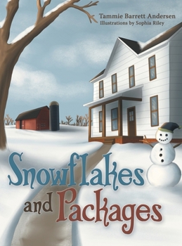 Hardcover Snowflakes and Packages Book