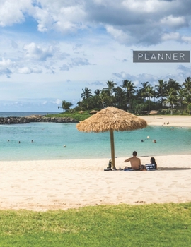 Planner: HawaiiAnime & Chill 2 Year Monthly Planner with Note Pages (24 Months) | Tropical Beach Landscape Seascape | Jan 2020 - Dec 2021 | Month ... | Plan Each Day, Set Goals & Get Stuff Done