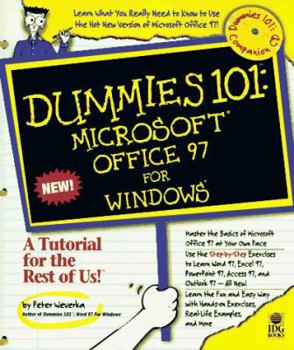 Paperback Dummies 101: Microsoft Office 97 for Windows Book