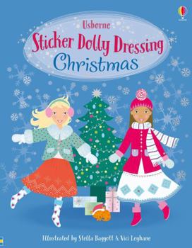 Paperback Sticker Dolly Dressing Christmas Book