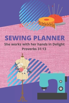 Paperback Sewing Planner Book