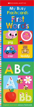 Hardcover My Busy Flash Cards First Words and Abc: Scholastic Early Learners Book