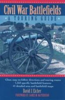 Hardcover Civil War Battlefields: A Touring Guide Book