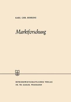 Paperback Marktforschung [German] Book