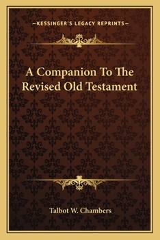Paperback A Companion To The Revised Old Testament Book
