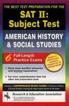 Paperback SAT II: United States History (Rea) -- The Best Test Prep for the SAT II Book