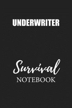 Paperback Underwriter Survival Notebook: Small Undated Weekly Planner for Work and Personal Everyday Use Habit Tracker Password Logbook Music Review Playlist D Book