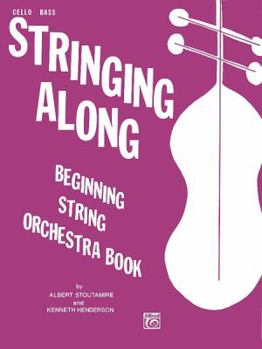 Paperback Stringing Along, Level 1: Cello/Bass Book